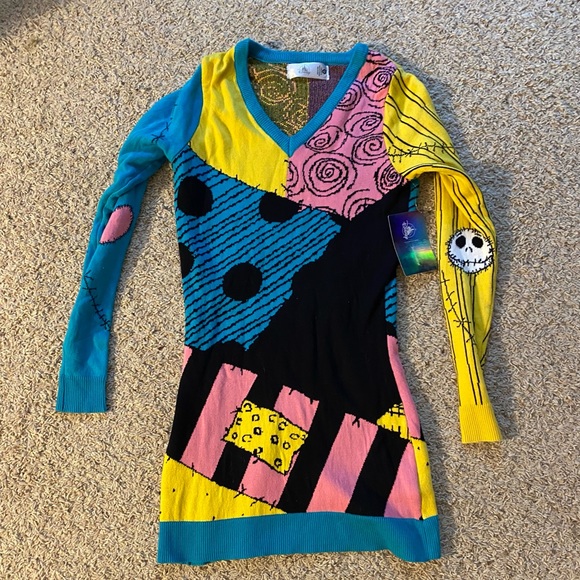 nightmare before christmas sweater dress